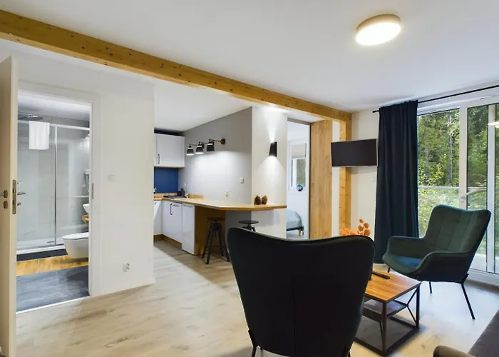 Apartmán Familly Dabrowka - Przy Parku, Prywatny Parking, Sauna, Ogod - By Spaceapart Jelení Hora